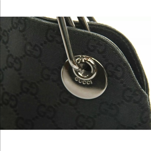 Authentic Gucci XL black shoulder bag signature GG monogram Amazing Condition! - Picture 8 of 14